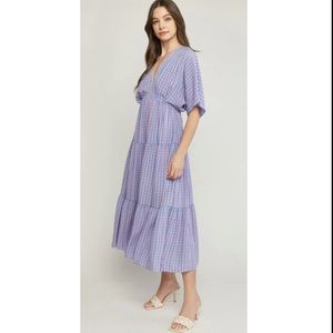Gingham Maxi Dress